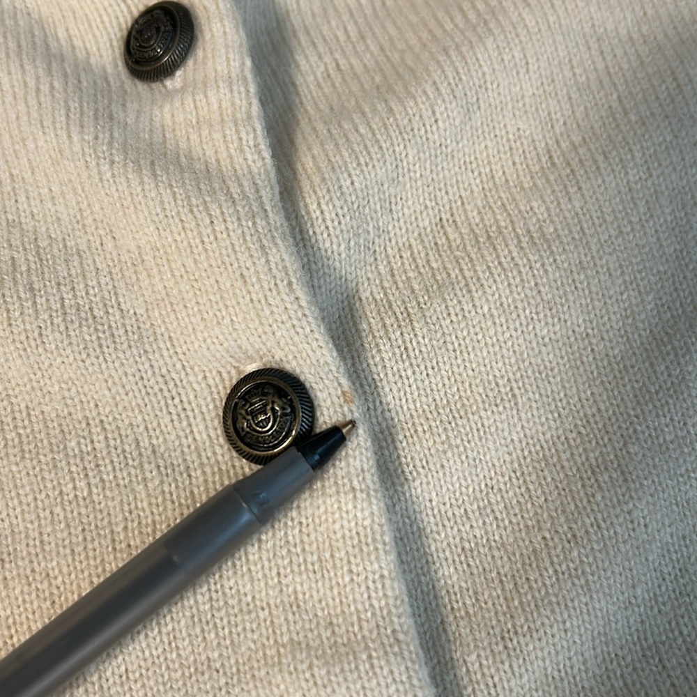 Pendleton Cream Button-Up Cardigan - Picture 8 of 13